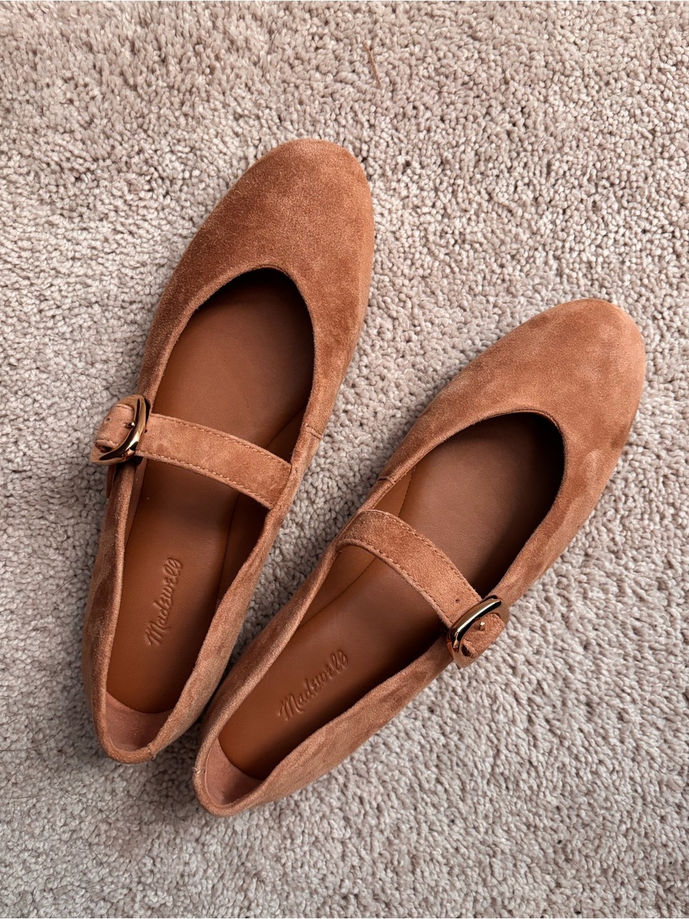 NEW Madewell Remy Mary Jane Flat in Suede 8.5